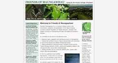 Desktop Screenshot of maungawhau.co.nz